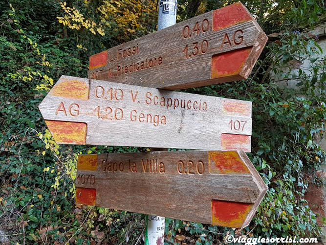 sentieri valle scappuccia