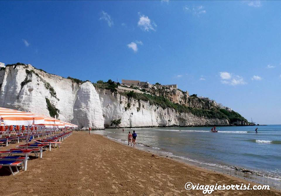 spiaggia pizzomunno e vieste