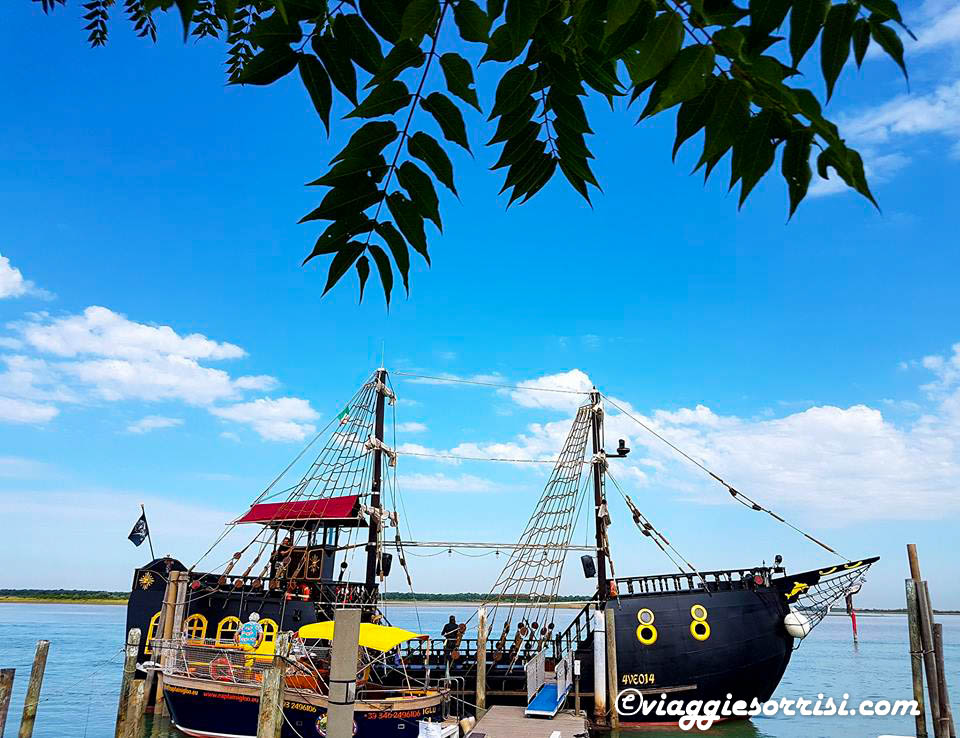 a perla nera bibione galeone dei pirati