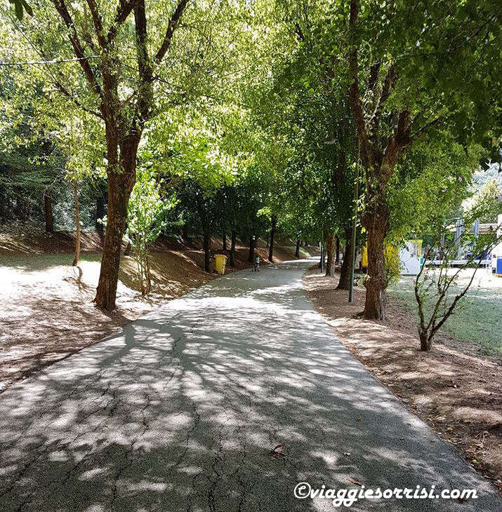 pista ciclabile pioraco