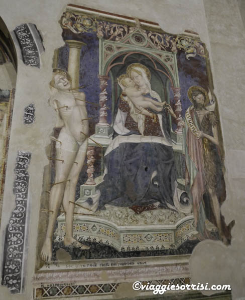 oratorio di san giovanni battista madonna con il bambino in trono