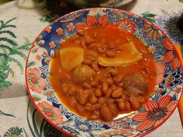 fagioli con le cotiche