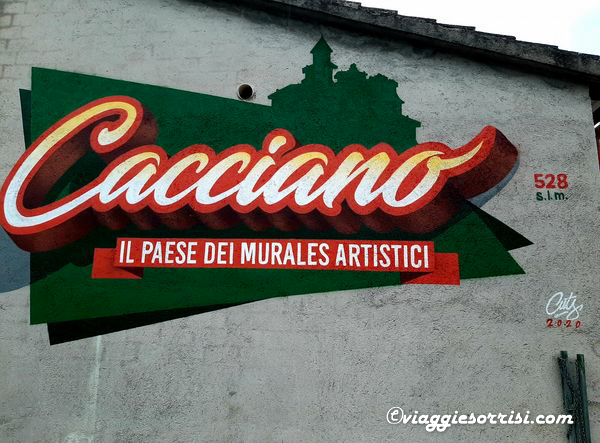 cacciano il paese dei murales artistici