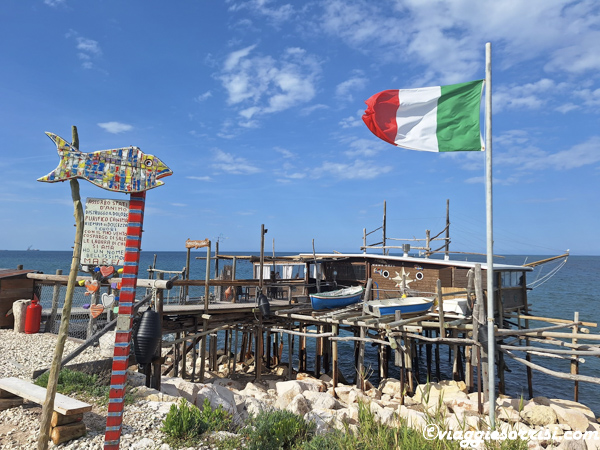 via verde dei trabocchi in bici trabocco abruzzo