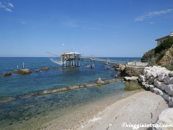 via verde dei trabocchi in bici trabocco pranzo