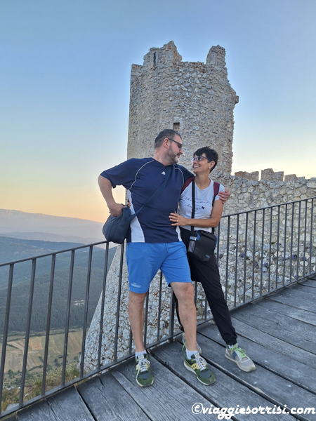 rocca calascio tramonto spettacolare